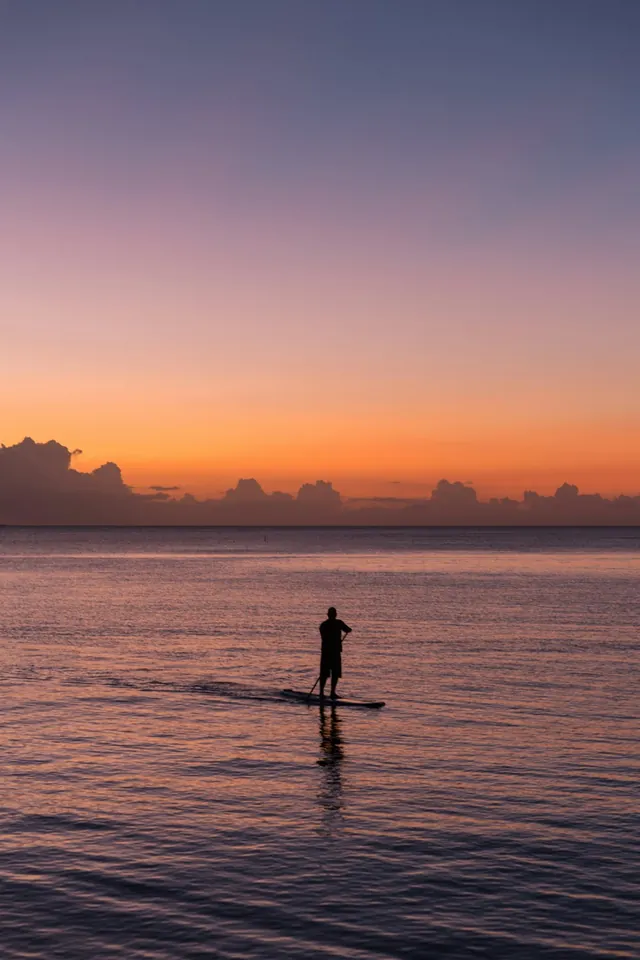Adrasan'da SUP / paddle board deneyiminden temsili kare